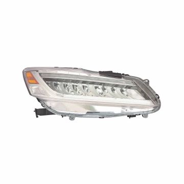 Headlight Assembly Composite Right LED CAPA for Honda Accord Sedan 2016-2017