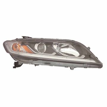 Headlight Assembly Composite Right Halogen for Honda Accord Coupe LX-S 2016-2017