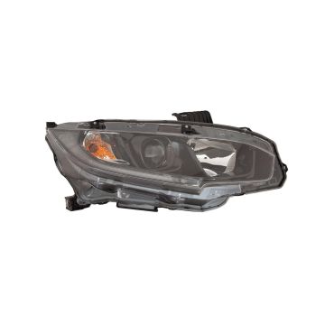 Headlight Assembly Composite Right Halogen for Honda Civic Sedan Coupe 2019-2021