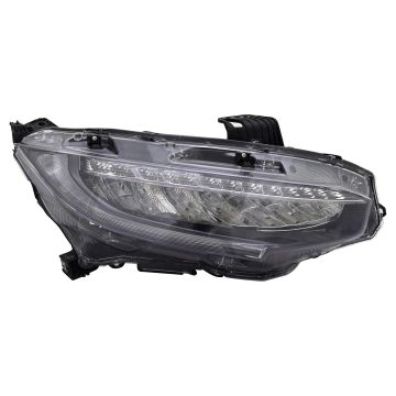 Headlight Assembly Composite Right LED CAPA for Honda Civic Touring 2019