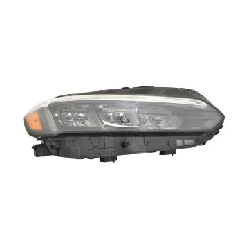 Headlight Assembly Composite Right CAPA for Honda Civic Sedan LX EX 2022-2024
