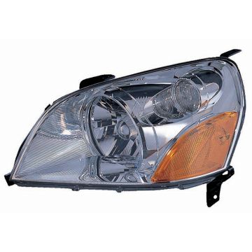 Headlight Lens Housing Left CAPA for Honda Pilot 2003-2005