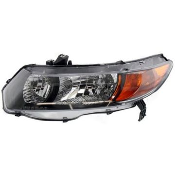 Headlight Lens Housing Left for Honda Civic Coupe 2006-2007