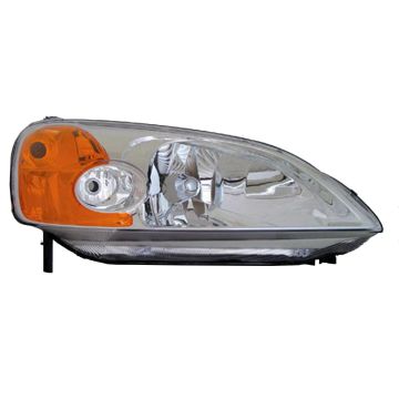 Headlight Lens Housing Right for Honda Civic Coupe 2001-2003