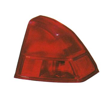 Tail Light Assembly Left Quarter Panel Mounted w/o Bulbs or Sockets for Honda Civic Sedan 2001-2002