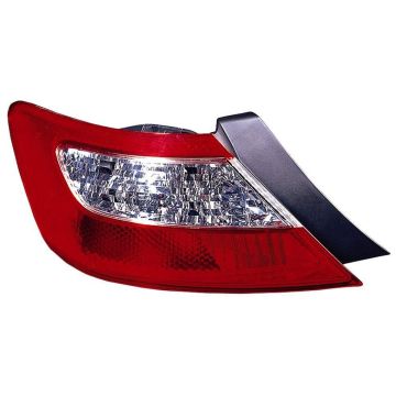 Tail Light Assembly Left CAPA for Honda Civic Coupe 2006-2008