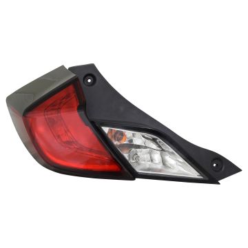 Tail Light Assembly Left CAPA for Honda Civic Coupe 2016-2020