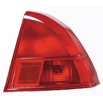 Tail Light Assembly Right Quarter Panel Mounted w/o Bulbs or Sockets for Honda Civic Sedan 2001-2002