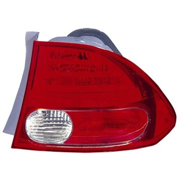 Tail Light Assembly Right On Body Lens/Housing for Honda Civic Hybrid 2006-2008