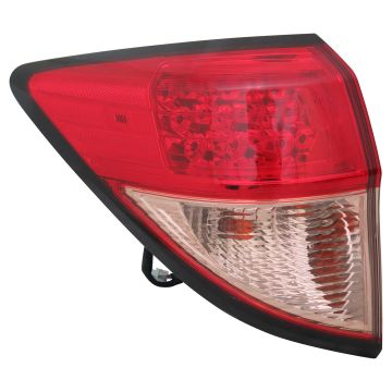 Tail Light Assembly Left Outer Includes Harness/Bulb/Socket CAPA for Honda HR-V 2016-2018