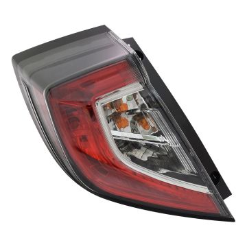 Tail Light Assembly Left Outer for Honda Civic Hatchback 2017-2021