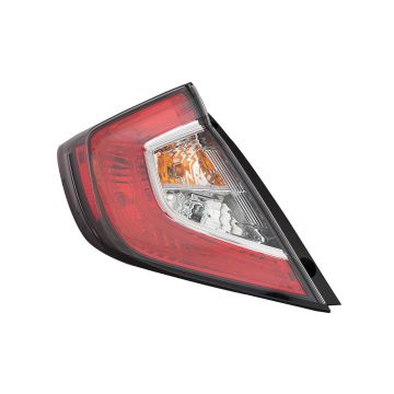 Tail Light Assembly Left Outer CAPA for Honda Civic Hatchback 2017-2021