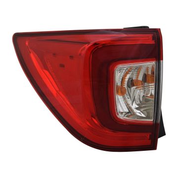 Tail Light Assembly Left Outer LED CAPA for Honda Pilot 2019-2022