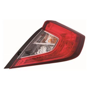Tail Light Assembly Right Outer CAPA for Honda Civic Sedan 2016-2021