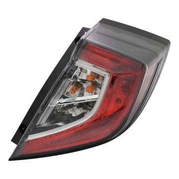 Tail Light Assembly Right Outer CAPA for Honda Civic Hatchback 2017-2021