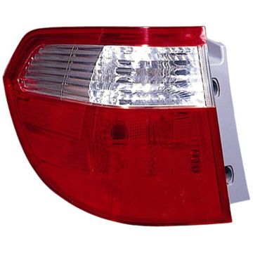 Tail Light Housing Left Body Mounted Includes Lens for Honda Odyssey 2005-2007