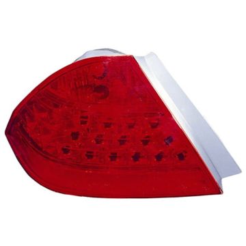 Tail Light Housing Left Includes Lens for Honda Accord Sedan 2006-2007