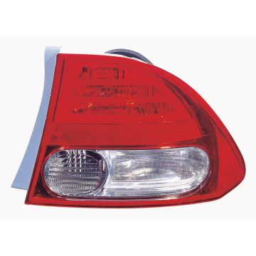 Tail Light Housing Right Includes Lens CAPA for Honda Civic Sedan 2009-2011