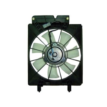A/C Condenser Fan Assembly Includes Motor/Blade/Shroud for Honda CR-V 2002-2004