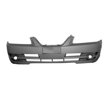 Bumper Cover Front w/o Side Mouldings Primed CAPA for Hyundai Elantra Sedan 2004-2006
