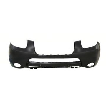 Bumper Cover Front w/Two Tone Paint Primed CAPA for Hyundai Santa Fe 2007-2009