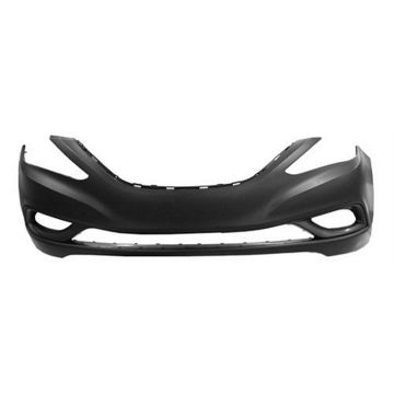 Bumper Cover Front Primed CAPA for Hyundai Sonata Limited 2.0T 2.0T Limited GL SE GLS 2011-2013