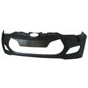 Bumper Cover Front Primed CAPA for Hyundai Veloster 2012-2017