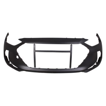 Bumper Cover Front Primed Korea Built CAPA for Hyundai Elantra Sedan 2017-2018