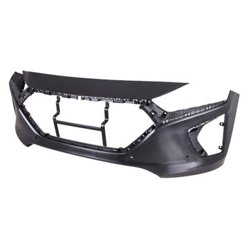Bumper Cover Front Primed for Hyundai Ioniq 2017-2019