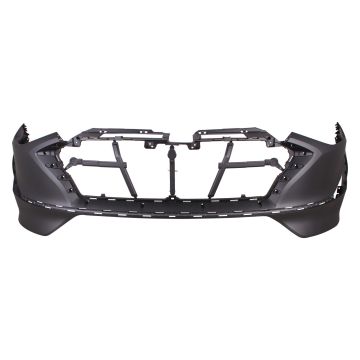 Bumper Cover Front w/o Park Assist Primed USA Built CAPA for Hyundai Sonata Preferred SE 2020-2022