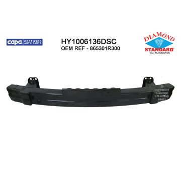 Bumper Cover Reinforcement Front CAPA for Hyundai Accent 2012-2017
