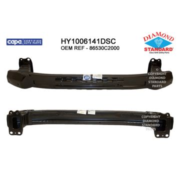Bumper Cover Reinforcement Front w/o Auto Cruise CAPA for Hyundai Sonata 2015-2017