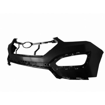 Bumper Cover Front Upper w/o Parking Assist Primed CAPA for Hyundai Santa Fe Sport 2013-2016
