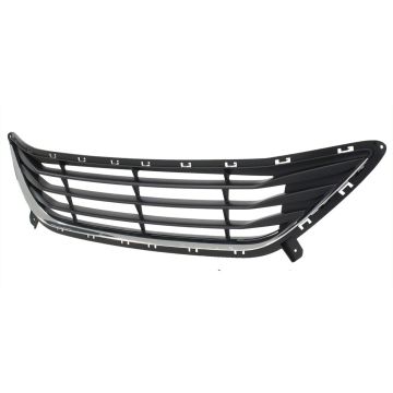 Bumper Cover Grille Front w/o Chrome Trim USA Built for Hyundai Elantra Sedan 2011-2013