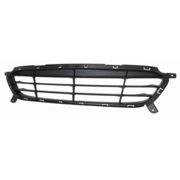 Bumper Cover Grille Front To 10-15-13 for Hyundai Accent Hatchback Sedan 2012-2014