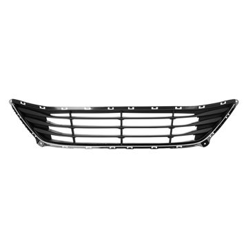 Bumper Cover Grille Front Chrome Bars USA Built for Hyundai Elantra Sedan 2014-2016
