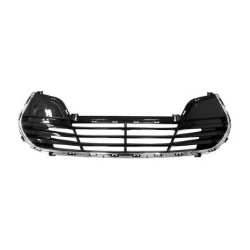 Bumper Cover Grille Front w/Chrome Molding for Hyundai Veloster 2012-2017