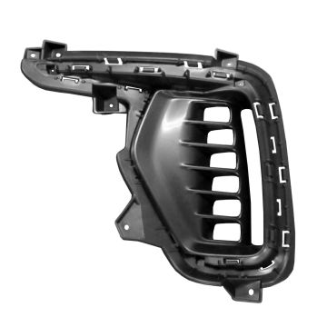 Bumper Insert Front Left Fog Lamp Opening Cover w/o Fog Lamps for Hyundai Santa Fe Santa Fe XL