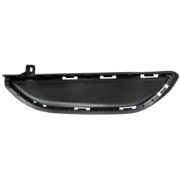 Bumper Insert Front Left Lower Fog Lamp Opening Cover Gloss Black for Hyundai Tucson 2019-2021