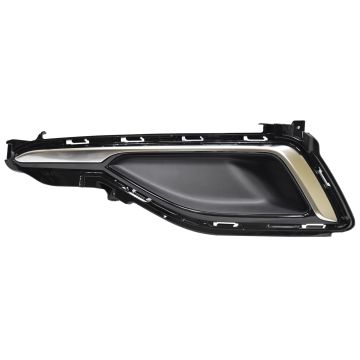 Bumper Insert Front Left Standard Bumper w/o Daytime Running Lamps Fog Lamp Opening Cover for Hyundai Sonata 2015-2017