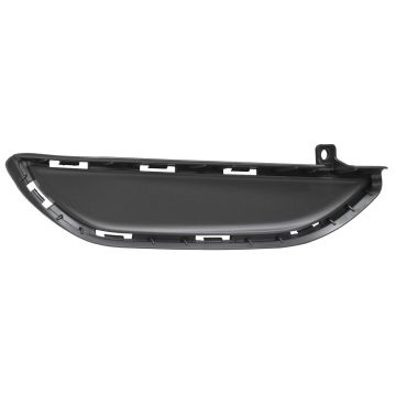 Bumper Insert Front Right Lower Fog Lamp Opening Cover Matte Black for Hyundai Tucson 2019-2021