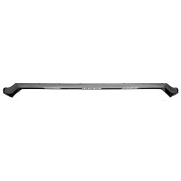 Bumper Cover Molding Front Center Upper Garnish Dark Chrome for Hyundai Santa Fe 2019-2020