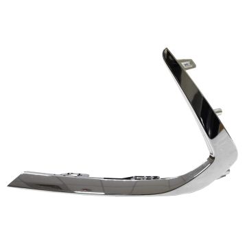 Bumper Cover Molding Front Left Outer Trim Chrome for Hyundai Sonata Preferred SE 2020-2022