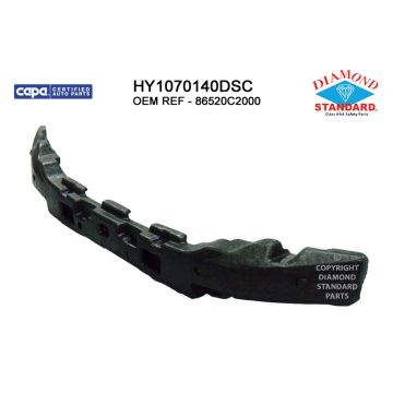 Bumper Impact Absorber Front Standard Type CAPA for Hyundai Sonata 2015-2017