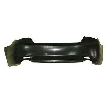 Bumper Cover Rear Dual Exhaust CAPA for Hyundai Sonata Limited 2.0T 2.0T Limited GL SE GLS 2011-2013