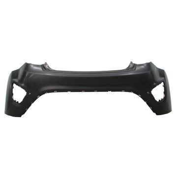 Bumper Cover Rear w/Rear Object Sensors Primed CAPA for Hyundai Veloster 2013-2017