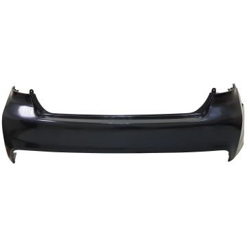Bumper Cover Rear w/o Rear Parking Aid Primed for Hyundai Sonata Hybrid Hybrid Limited Plug-In Hybrid Plug-In Hybrid Limited Plug-In Hybrid Ultimate Hybrid SE Hybrid Ultimate 2016-2017