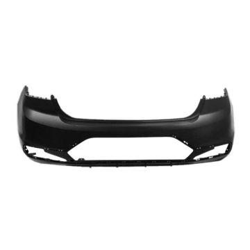 Bumper Cover Rear w/o Park Sensors Primed USA Built CAPA for Hyundai Elantra Sedan 2019-2020
