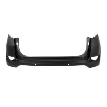 Bumper Cover Rear Upper w/Parking Sensors w/Park Assist Primed CAPA for Hyundai Tucson 2016-2018