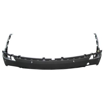 Bumper Cover Rear Lower w/Parking Sensors Textured CAPA for Hyundai Santa Fe 2013-2016